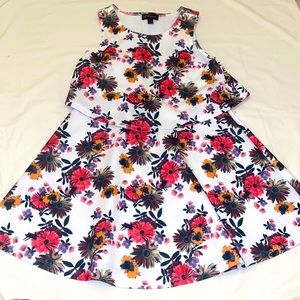 Ultra pink girl printed dress sz-14